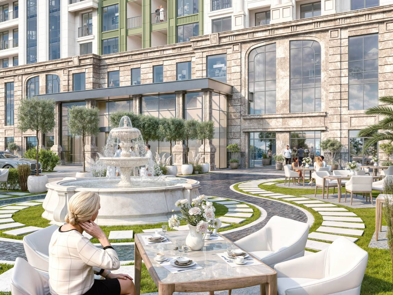 Двор Cosmos Park Hotel Macesta